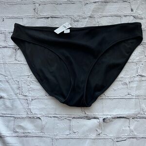 Aerie Black Ribbed Panties